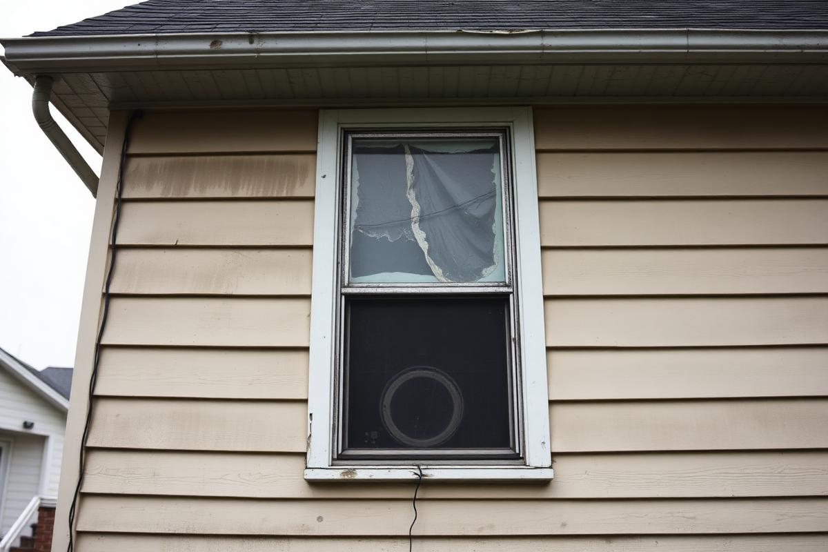 Before — James Hardie Siding Replacement in Huntingdon Valley, PA